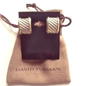 David Yurman 14k Sterling Silver Earrings